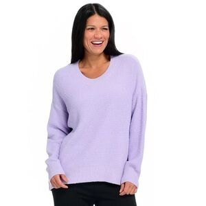 Women’s Theo & Spence Lavendar Cozy Crew Neck‎ Pullover Sweater